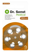 1x6 Dr. Senst Medical Hearing Aid Batteries Type 312 70512