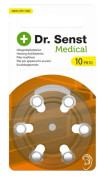 1x6 Dr. Senst Medical Hearing Aid Batteries Type 10 70510