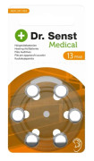 1x6 Dr. Senst Medical Hearing Aid Batteries Type 13 70511