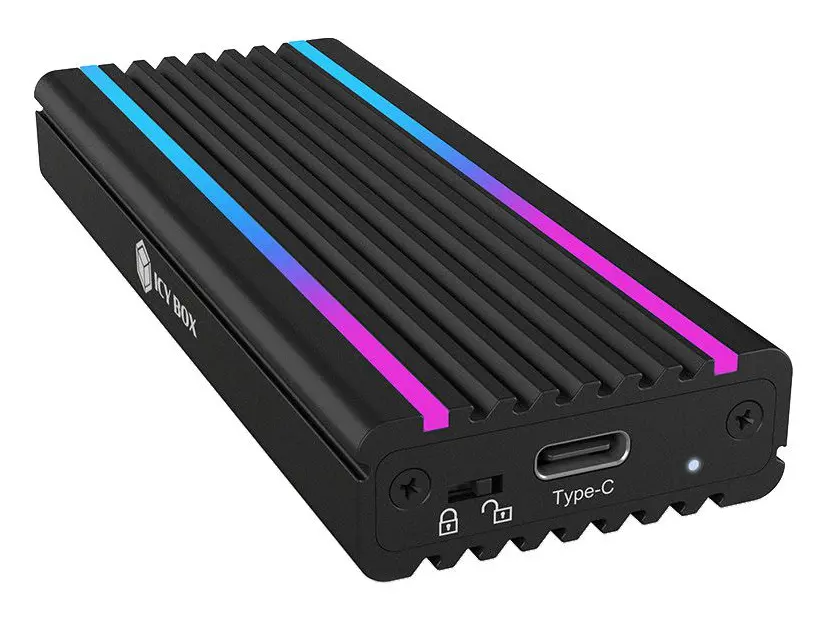 ICYBOX USB Type-C chassi för M.2