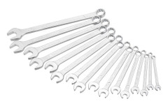Ringskruvnyckelsats 16 delar 7 - 24 mm DIN 3113 Form A, ISO 3318, ISO 7738 Hazet 600SPC/16