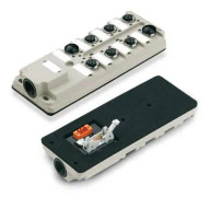 Sensor/ställdon passiv M12 fördelare med metallgänga SAI-8-B 4P M12 F10 1812170000 Weidmüller 1 st