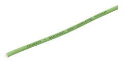 Flätad kabel Radox 155 1 x 0.34 mm Grön Huber Suhner 12543187 Metervara