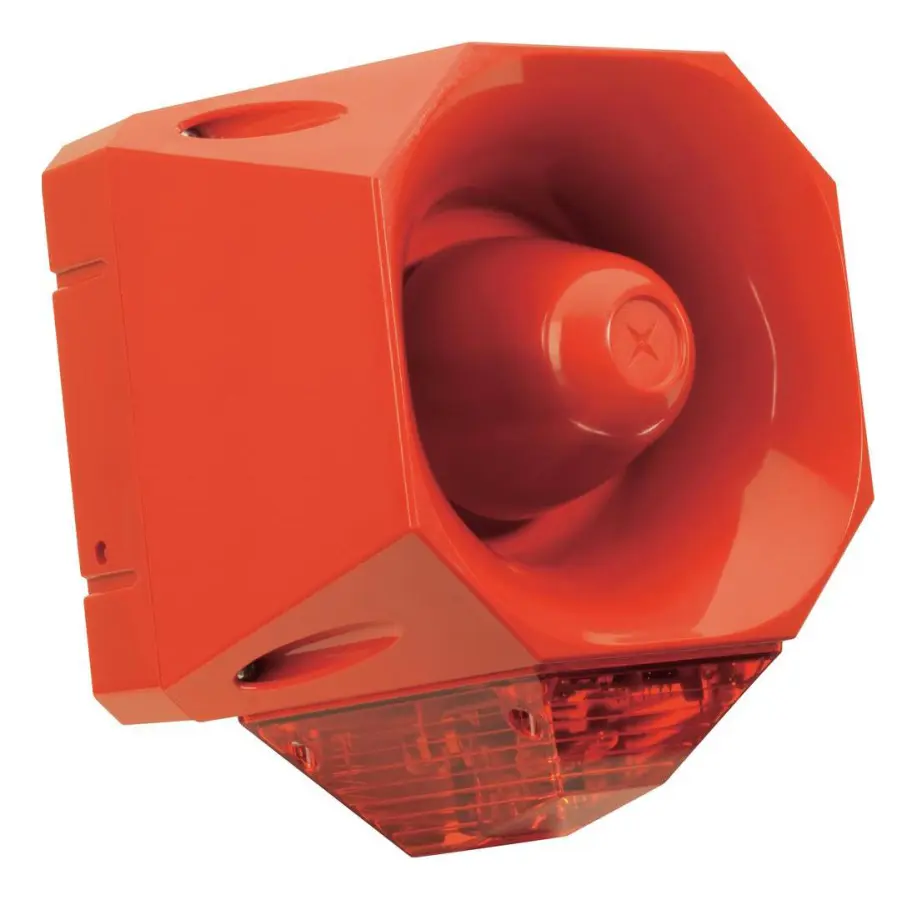 Signalgivare ComPro Asserta AV AS/SB/230/R/120/RL IP66 Röd