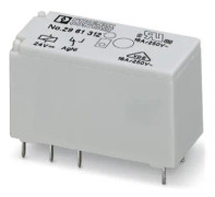 Kretskort-relä 24 V/AC 16 A 1 switch Phoenix Contact REL-MR- 24AC/21HC 10 st