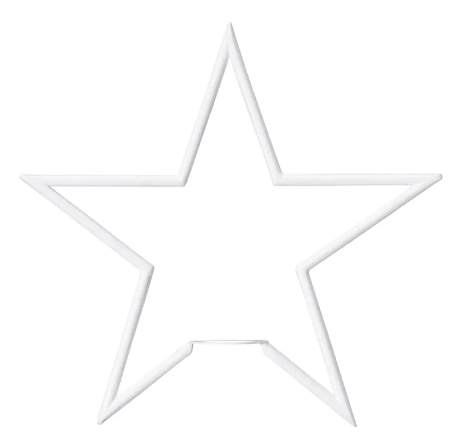 Tindra Star Matt Vit 35cm