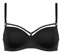 Space Odyssey Balcony Bra - Black