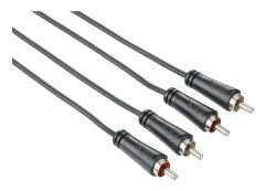 Hama Ljudkabel 2 x RCA - 2 x RCA (3 m)