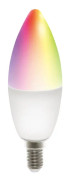 DELTACO SMART HOME - LED-glödlampa - glaserad finish - E14 - 5 W (motsvarande 40 W) - klass F - RGB/varmt till kallt vitt ljus