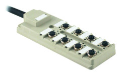 Sensor/ställdon passiv M12 fördelare med metallgänga SAI-8-F 4P PUR 10M 9456760000 Weidmüller 1 st