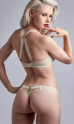 Gloria Pristine & Gold Plunge - Balconette-bh