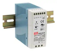 Mean Well DRA-60-12 DIN-skena nätaggregat 12 V/DC 5 A 60 W Antal utgångar:1 x Innehåll 1 st
