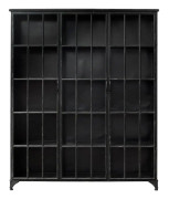 Nordal Cabinet Downtown L black metal