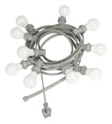Ljusslinga Bright Light String 7m inkl ljuskällor Opal Grå