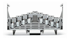 Växelterminal WAGO 727-229/023-000 7.62 mm Fjäder Beläggning: L Grå 50 st