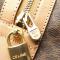 Pre-owned Celine Macadam Travel Bag Brown