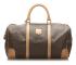 Pre-owned Celine Macadam Travel Bag Brown