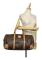 Pre-owned Celine Macadam Travel Bag Brown