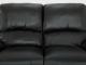 NANTES 2-Sits Reclinersoffa Svart