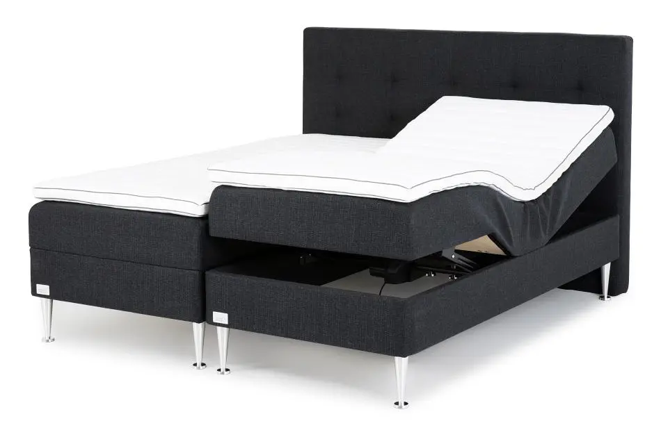 LENOX Svart 180 Enkelfjädrad 5-zon Fast