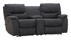 KENTUCKY 2-sits Elreclinersoffa Grå