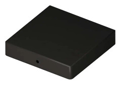 Jabo Platt Stolplock 13,6x13,6 Svart