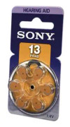 Sony Pr48 Zinc Batteri För Hörapparater 1,4Volt 6-pack (Pr13D6A)