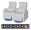 MENDOZA Biosoffa 2-sits+3-sits med Mugghallare LED Vit
