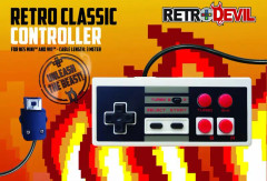 Retro Classic Controller till Mini Nes/Wii (RetroDevil) - Nintendo Wii