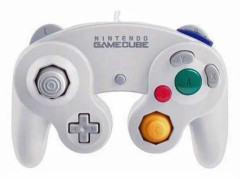 Gamecube Nintendo Official Controller White - Gamecube (begagnad)