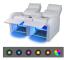 MENDOZA Biosoffa 2-sits+3-sits med Mugghallare LED Vit