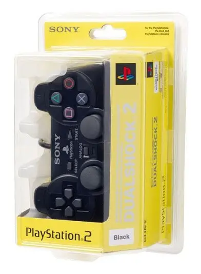 Sony DualShock 2 Controller (Black) - Playstation 2