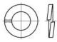 Fjäderringar TOOLCRAFT 105783 DIN 127 16.2 mm Fjäderstål 250 st