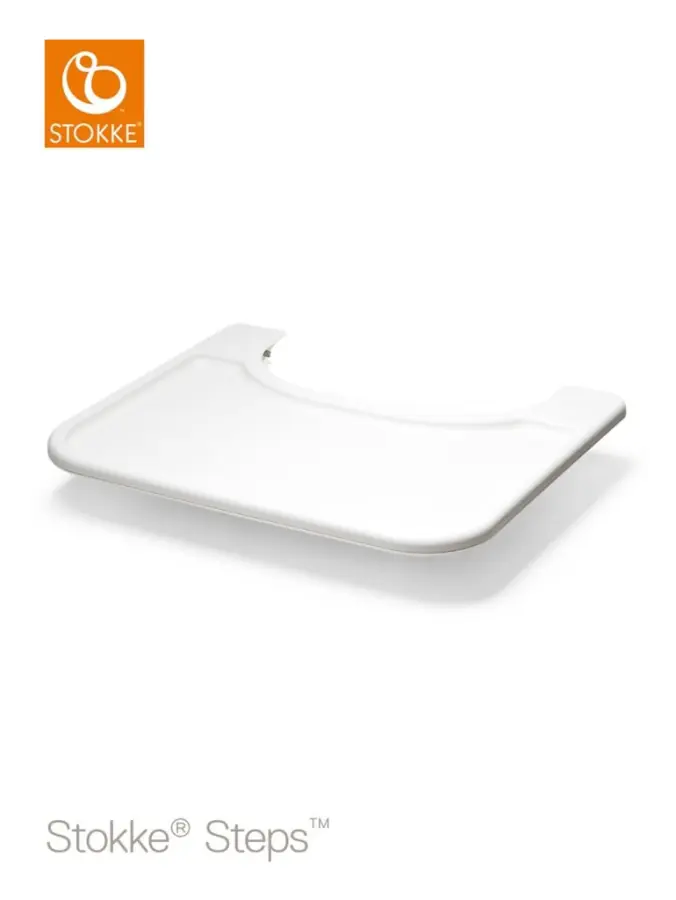Stokke Steps Bricka för Babyset (Vit)