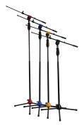 Ibiza Mikrofonstativ, Teleskopisk, 115-170 cm
