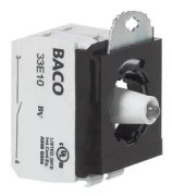 Kontaktelement, LED-element med monteringsadapter 1 NC, 1 NO N/A momentan 24 V BACO 333ERAGL11 1 st