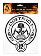 Hunger Games Girl On Fire District 12 Vinyl dekal klistermärke