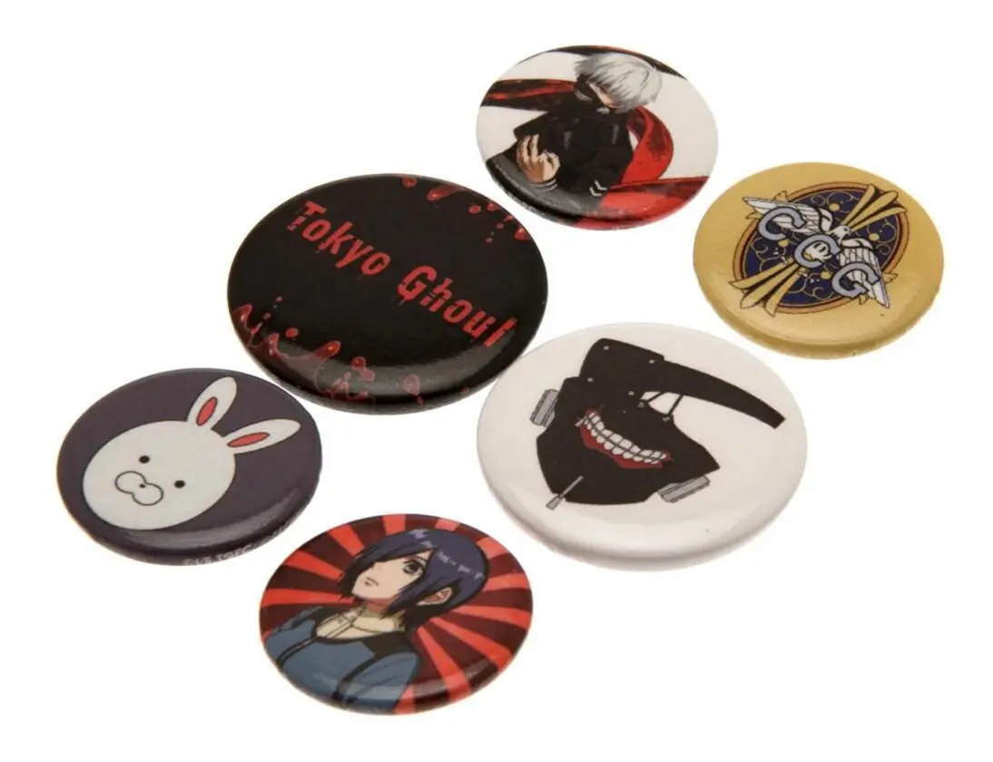 Tokyo Ghoul Knappmärkesuppsättning