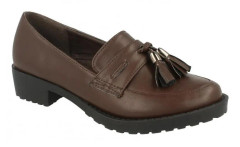 Spot On Barnflickor Casual Tassel Trim Flat Loafers