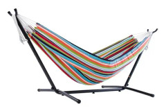 Vivere - Sunbrella Hammock With Stand (250 Cm) - Hängmatta Dubbel - Carousel Confetti