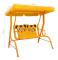 vidaXL Hammock för barn gul 115x75x110 cm tyg