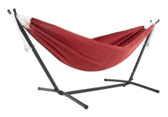 Vivere - Sunbrella Hammock With Stand (250 Cm) - Hängmatta Dubbel - Crimson