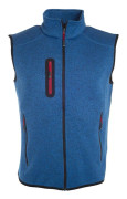 James and Nicholson Herr stickad fleece väst