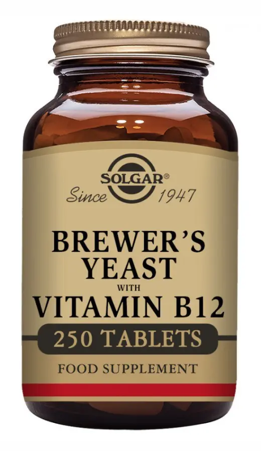 Öljäst med vitamin B12 Solgar (250 tabletter)