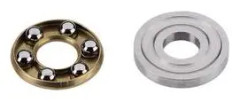 Reely Spårkullager axiell Kromstål Inre diameter: 4 mm Ytterdiameter: 10 mm Varvtal (max.): 15000 U/min
