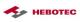 Hebotec 11-KE07002,5FRT Kardborreband för paketering Statisk del och fleecedel (L x B) 2500 mm x 7.5 mm Svart 2.5 m