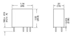 Zettler Electronics AZ733-2C-24DE Kretskort-relä 24 V/DC 10 A 2 switch 1 st