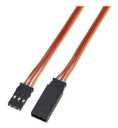 Modelcraft Servo Förlängningskabel [1x JR-kontakt - 1x JR-hylsa] 1.00 m 0.50 mm² Silikon, tvinnad