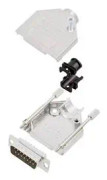 encitech 6355-0002-22 DTZK15-DMP-K D-Sub stiftlist set 180 ° Antal poler: 15 Lödhona 1 set
