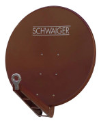 Schwaiger SPI085PR Parabolantenn 85 cm Reflektormaterial: Aluminium Tegelröd
